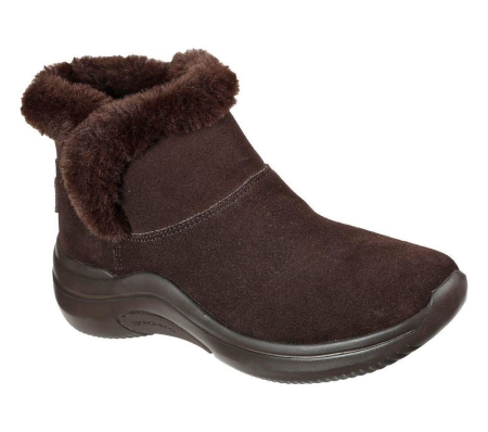 Skechers On the GO Midtown - So Plush Women's Winter Boots Brown | NEAK53147