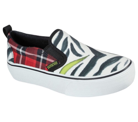 Skechers PUNKROSE: Volt'd - Anything Goes Women's Trainers White Red Black | BRFQ06853