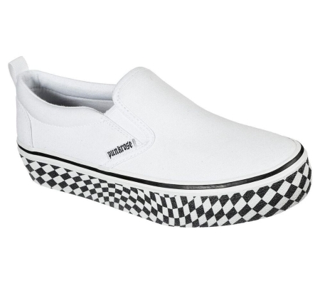 Skechers PUNKROSE: Volt'd - Crazy Cores Women's Trainers White Black | RDEJ57628