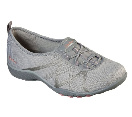Skechers Relaxed Fit: Breathe-Easy - A-Look Women's Trainers Grey | UYKR63918