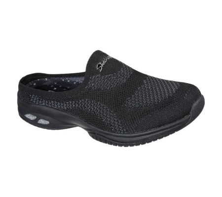 Skechers Relaxed Fit: Commute Time - In Knit To Win Women's Trainers Black | EVTN69172