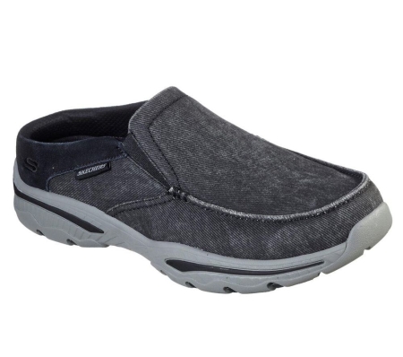 Skechers Relaxed Fit: Creston - Backlot Men's Loafers Black Grey | VWMJ70564