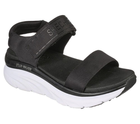 Skechers Relaxed Fit: D'Lux Walker - New Block Women's Sandals Black | WXEA24395