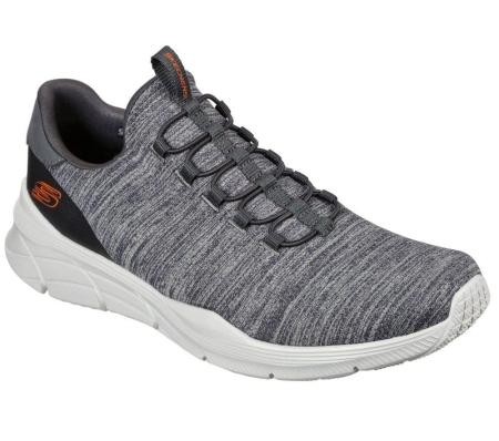 Skechers Relaxed Fit: Equalizer 4.0 - Voltis Men's Training Shoes Grey Black | XTPB80235