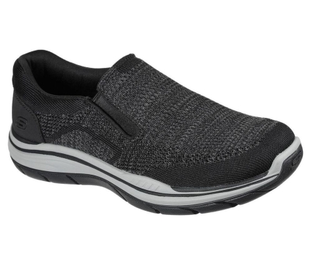 Skechers Relaxed Fit: Expected 2.0 - Arago Men's Loafers Black | RCBU87635