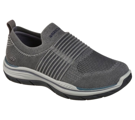 Skechers Relaxed Fit: Expected 2.0 - Hersch Men's Trainers Grey | RPEN01528