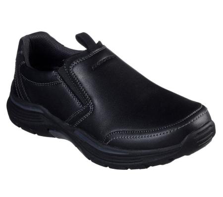 Skechers Relaxed Fit: Expended - Morgo Men's Loafers Black | XZRG54327