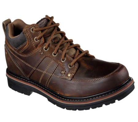 Skechers Relaxed Fit: Marcelo - Topel Men's Ankle Boots Brown | RSCB34019