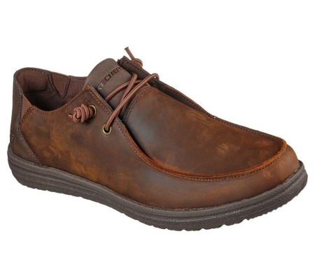 Skechers Relaxed Fit: Melson - Ramilo Men's Oxford Shoes Brown | OUIV20479