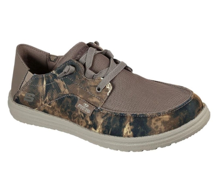 Skechers Relaxed Fit: Melson - Topher Men's Trainers Brown | ZVAJ67852
