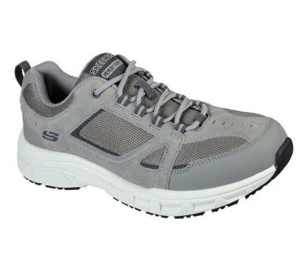 Skechers Relaxed Fit: Oak Canyon - Duelist Men's Hiking Shoes Grey | MEGD89564