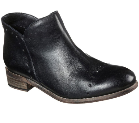 Skechers Rue - Studded Out Women's Ankle Boots Black | MPDI84962