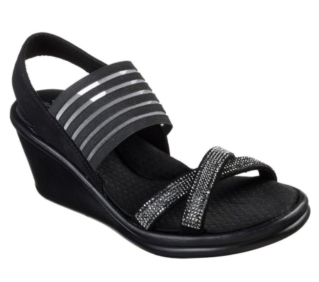 Skechers Rumblers - Modern Maze Women's Sandals Black | KECB14068