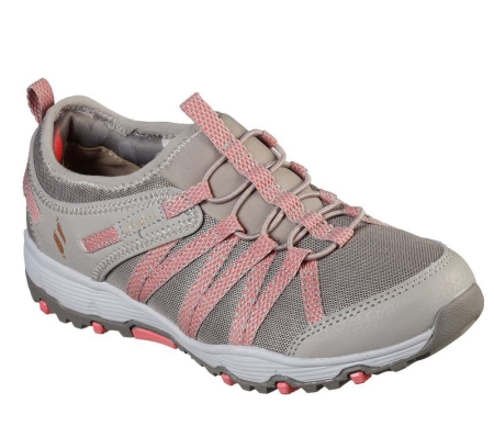 Skechers Seager Hiker - Gatewood Women's Hiking Shoes Grey Pink | GLKI49137