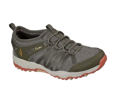 Skechers Seager Hiker - Topanga Women's Hiking Shoes Grey Green | BPNF79480