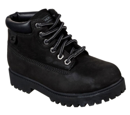 Skechers Sergeants - Verdict Chick Women's Ankle Boots Black | OSXK09361