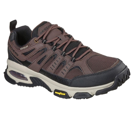 Skechers Skech-Air Envoy Men's Hiking Shoes Brown Black | DUIS35947