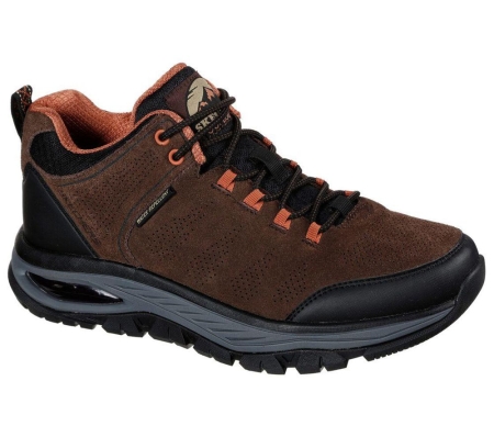 Skechers Skech-Air Tonquin - Track Fast Men's Hiking Shoes Brown Black | NIZW84015