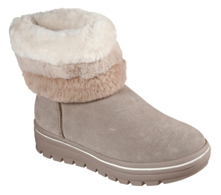 Skechers Street Cleat - Comfy Women's Winter Boots Grey | CIAN01536