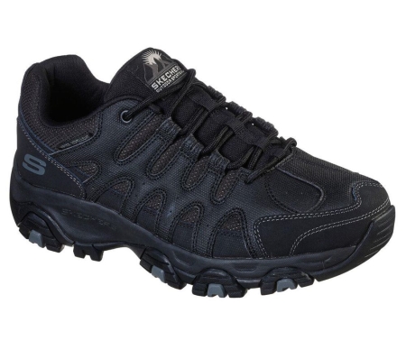 Skechers Terrabite - Dellga Men's Hiking Shoes Black | EGVA76358