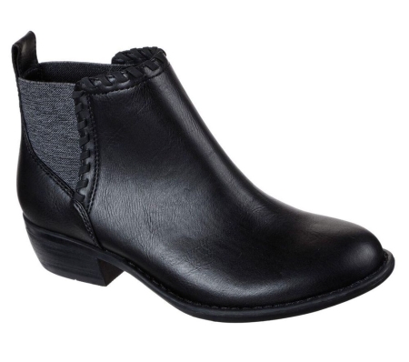 Skechers Texas - Fall Crush Women's Ankle Boots Black | MYQR39607