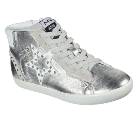 Skechers The Stellar - Frankie Women's Trainers Silver | ONFL60352