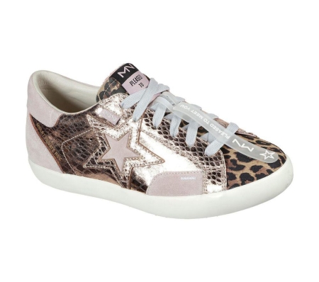 Skechers The Stellar – Winnie Women's Trainers Pink Gold Leopard | AWJZ59830