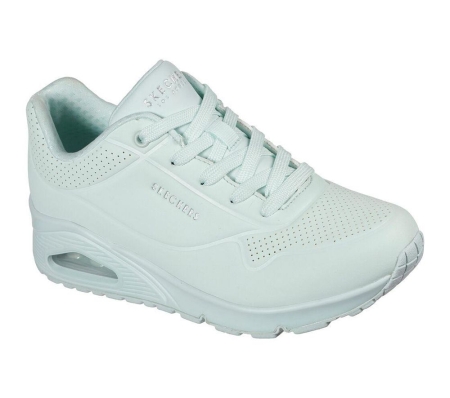 Skechers Uno - Frosty Kicks Women's Trainers Green | BHZP90238