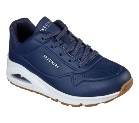 Skechers Uno - Stand On Air Women's Trainers Navy | RVFL07934