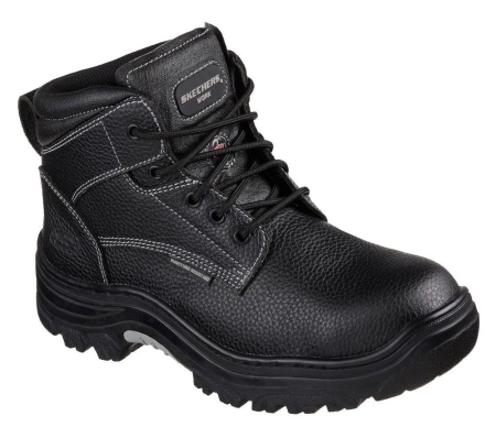 Skechers Work: Burgin - Tarlac ST Men's Work Boots Black | UVQC16395