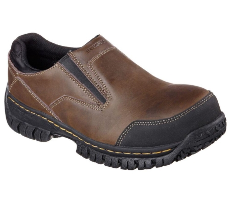 Skechers Work Relaxed Fit: Hartan ST Men's Loafers Brown | FQXY01542