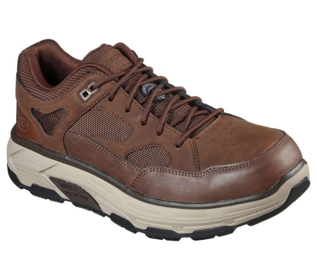 Skechers Work Relaxed Fit: Max Stout Alloy Toe Men's Trainers Brown | UAPR30519