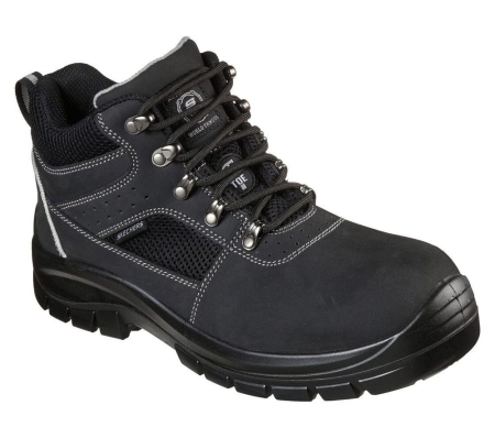 Skechers Work: Trophus - Letic ST Men's Work Boots Black | XJSG51743